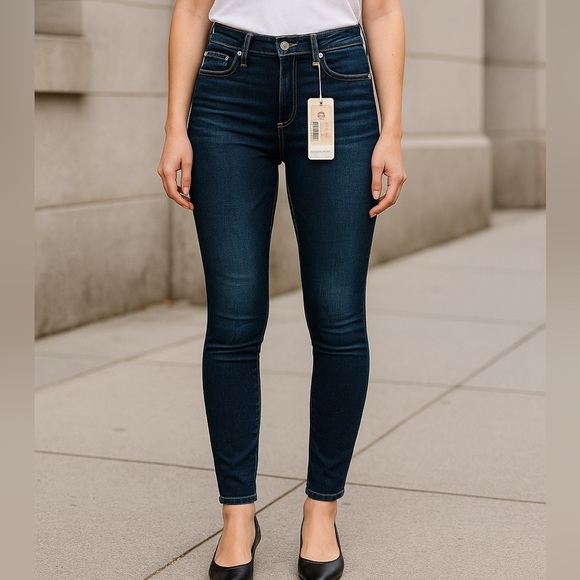 AG Adriano Goldschmied High Rise Dark Indigo Jeans